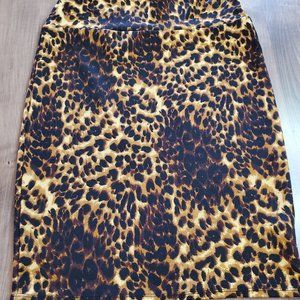 Lularoe Animal Print Cassie Pencil Skirt XL